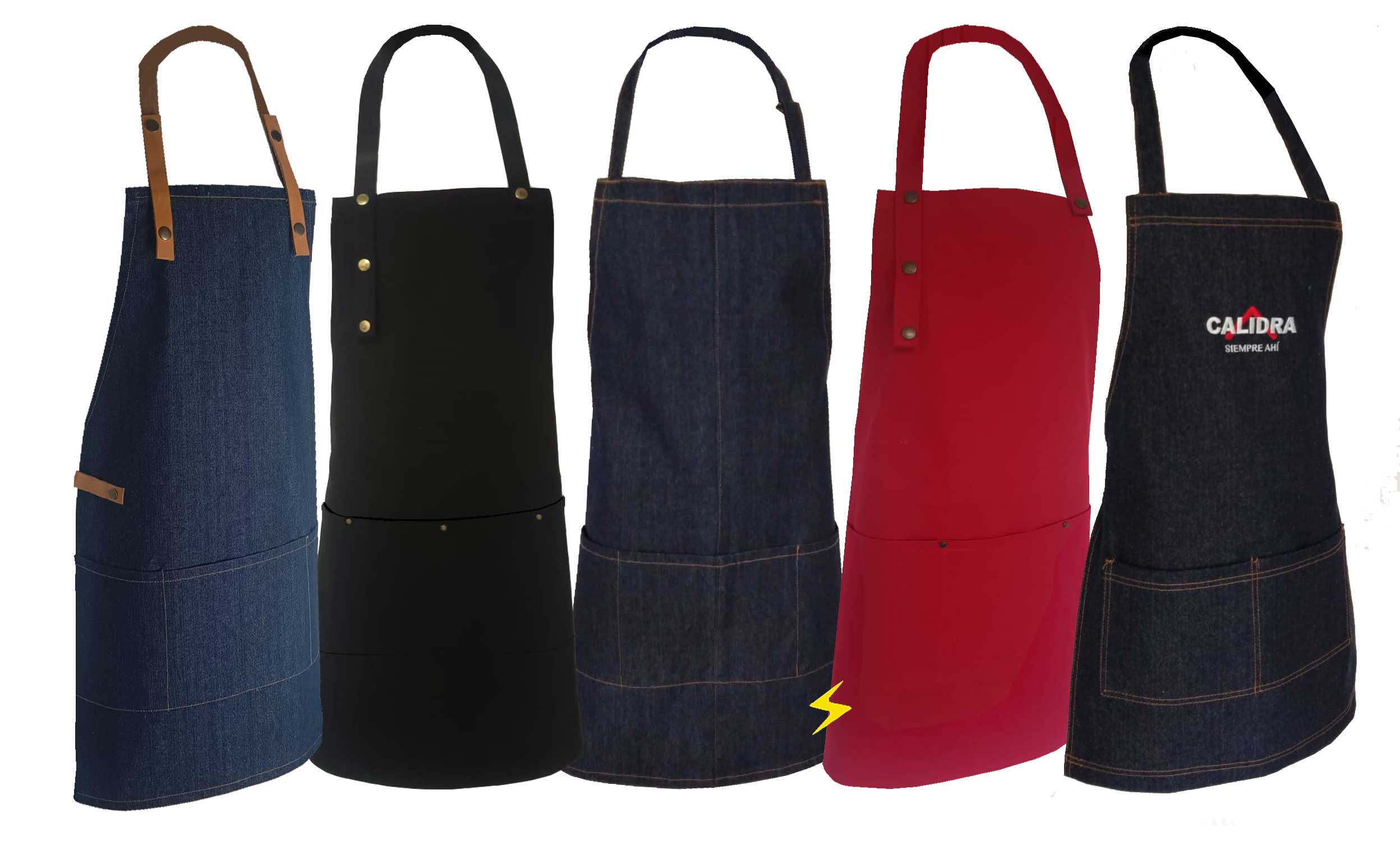 Mandiles de mezclilla 