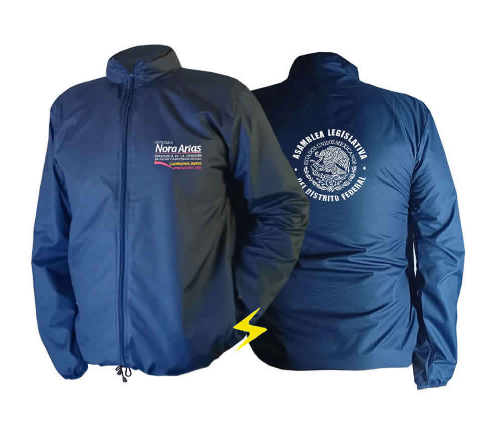 Rompevientos con logotipo