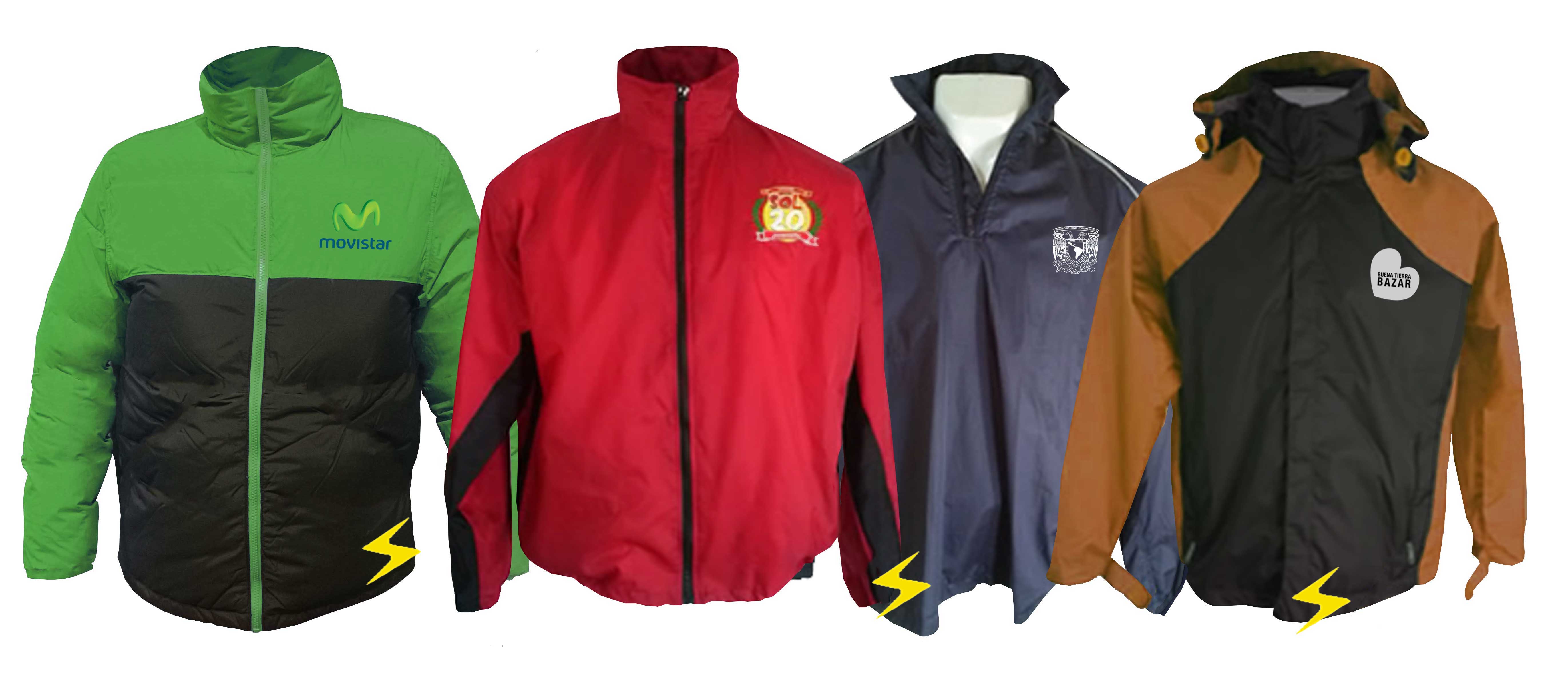 Rompevientos bordados