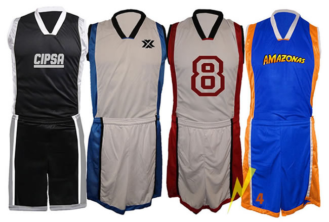 Uniformes de basquetbol personalizados